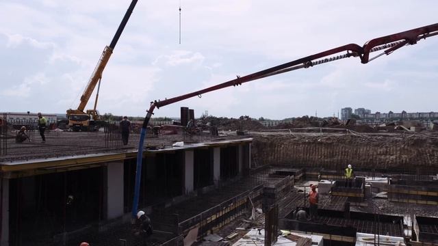 Ход строительства ЖК «Уютный квартал» - июль, 2023 г. смотреть онлайн