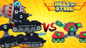 ОСАДНЫЙ ТАНК НА МАКИСМАЛКЕ (15УР)! ПРОТИВ ВСЕХ БОССОВ HILLS OF STEEL