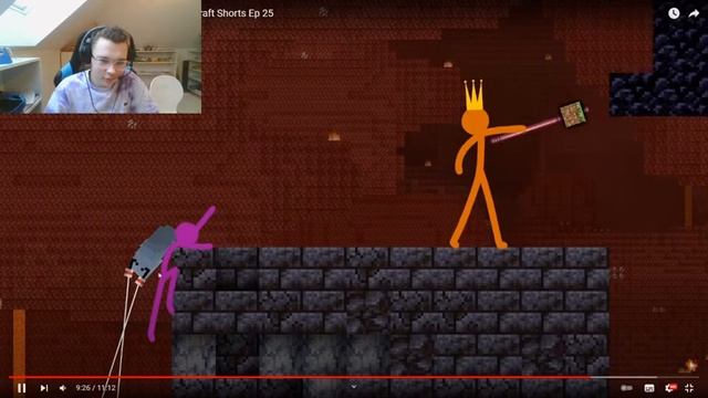 Stek man vs Minecraft 16 Pomarańczowy vs Pomarańczowy смотреть онлайн