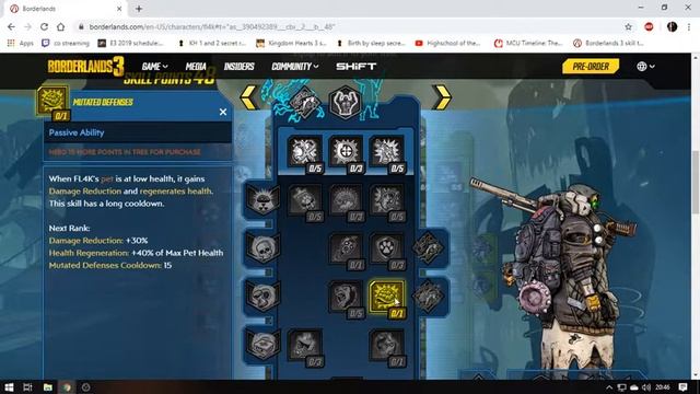 BORDERLANDS 3 FL4K MASTER SKILL TREE!! смотреть онлайн