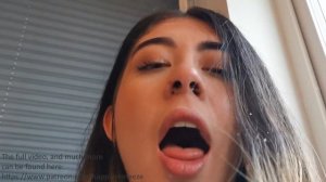 Messy close-up sneezes