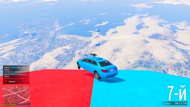 САМЫЙ ЛЮТЫЙ И КРАСИВЫЙ СПУСК В МАРИО НА ЛИМУЗИНЕ С ТУРЕЛЬЮ! ДАЖЕ ТУТ МЕНЯ ГАСЯТ! МЕГА РАМПА В ГТА 5 смотреть онлайн