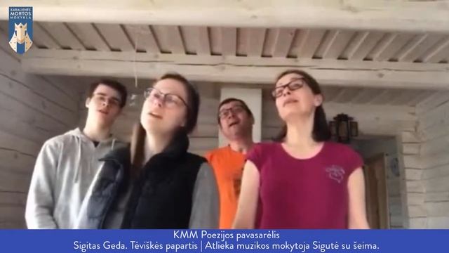 Sigitas Geda. Tėviškės papartis | Atlieka mokytoja Sigutė su šeima. Muzika Broniaus Kutavičiaus смотреть онлайн