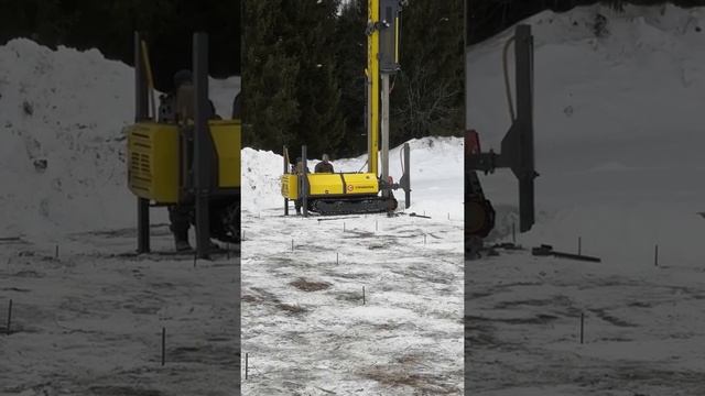 Сваебойка на пульте | Строительство домов под ключ смотреть онлайн