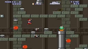 Прохождение Mario Forever Gray Columns