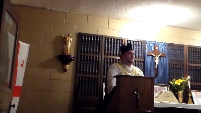 Sermon Padre Pfeiffer Monday after Good Sheppard Sunday April 20th 2015 смотреть онлайн