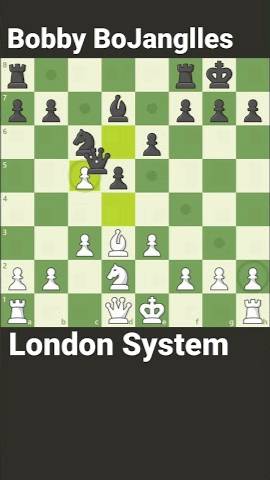 London System Chess opening trap #shorts смотреть онлайн