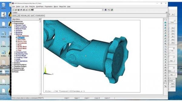 ANSYS MAPDL +APDL-SCRIPTING course from our Engineering education Platform ProFEALab.com