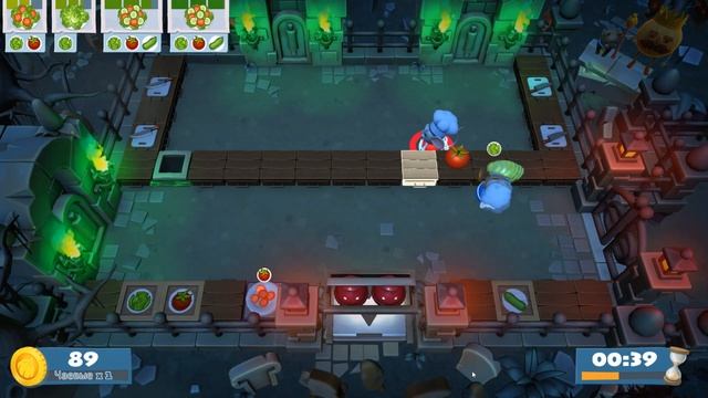 Overcooked! 2 - Командная работа? (обучение + 1-1 level) смотреть онлайн
