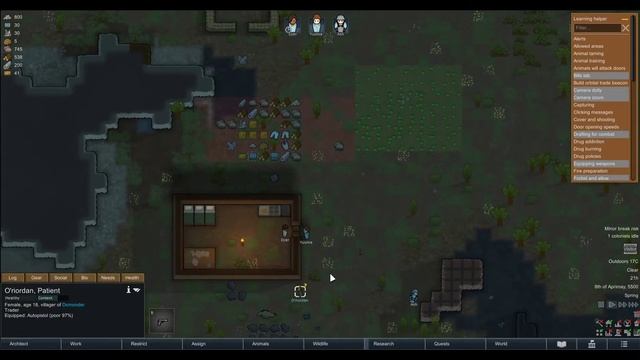 RimWorld Game tutorial + Starting from scratch Ep 1 смотреть онлайн