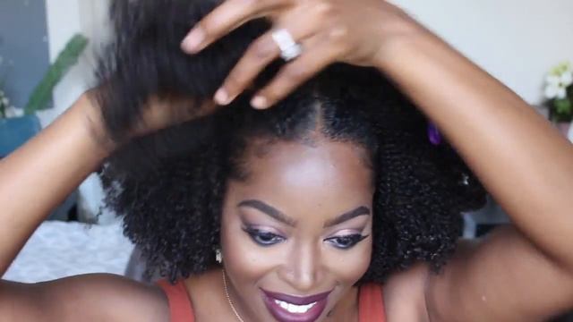 Quick & Easy Natural Hair Style for the Summer: Most Realistic Wig Evvveerr!! 😱 смотреть онлайн