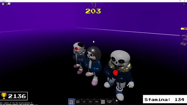 Grinding as Murder Time Trio Hard Mode part 1 in Undertale: Last Copy! (Roblox) смотреть онлайн