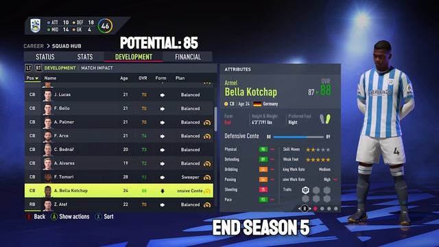 Armel Bella Kotchap Growth Test! FIFA 22 Career Mode смотреть онлайн
