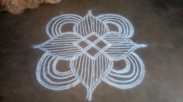 Karthika Deepam special// velakku PADI Kollam// pandaga muggulu// easy rangoli//105 смотреть онлайн
