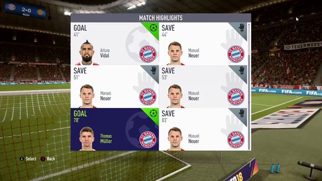 FIFA 18 | Bayern 2 vs Manchester United 0 at the Allianz Arena смотреть онлайн
