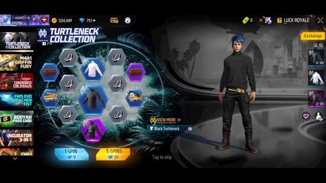 SPIN TURTLENECK COLLECTION DI TOKEN RING & BORONG SAUDAGAR UNTA BUNDLE - Free Fire Indonesia смотреть онлайн