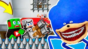 ПРЯЧУСЬ ПОД КРОВАТЬЮ ОТ СОНИК ТЕЙПС ШИН ГОДЗИЛЛА В МАЙНКРАФТ