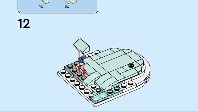 LEGO 40571, Wintertime Polar Bears - Building Instructions