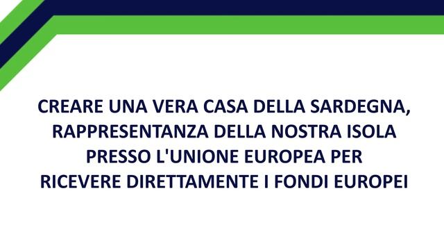 Sardi Liberi:Deligia-Piredda/Programma