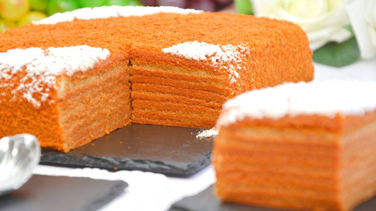 Постный "Медовик" 🍯 – Без яиц, молока и масла! Но такой вкусный, что не отличить от классики! 😋 смотреть онлайн