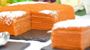 Постный "Медовик" 🍯 – Без яиц, молока и масла! Но такой вкусный, что не отличить от классики! 😋