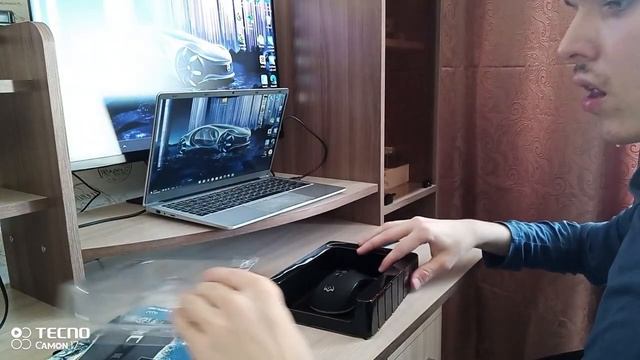 Распаковка всем монитор Redmi 1A и игровая мышка Sven RX-G750 и другие всего  10 тысяч рублей