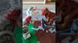 Тиранозавр против Индоминуса рекса бой. T Rex vs Indominus Rex