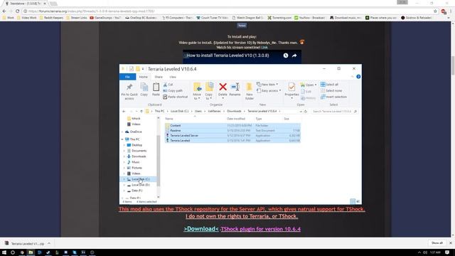 Install Terraria Leveled 1.3.0.8 смотреть онлайн