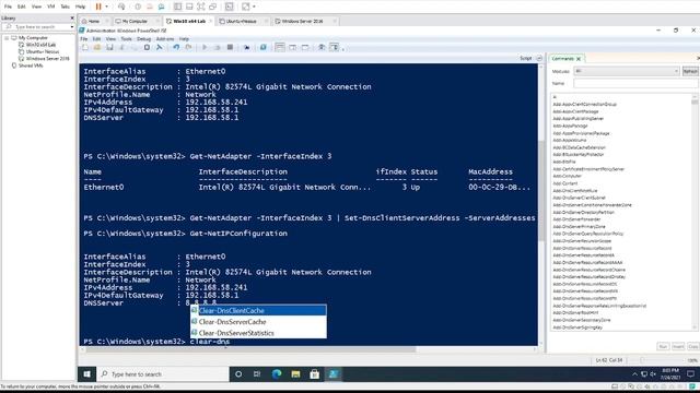 PowerShell Basics - Change client DNS server address to/from DHCP & static смотреть онлайн