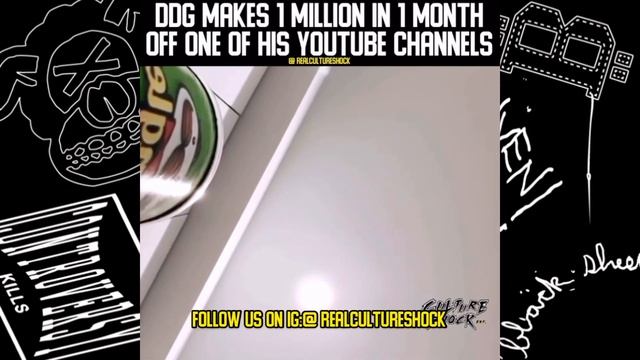 DDG shows how much he makes in one year on YouTube смотреть онлайн