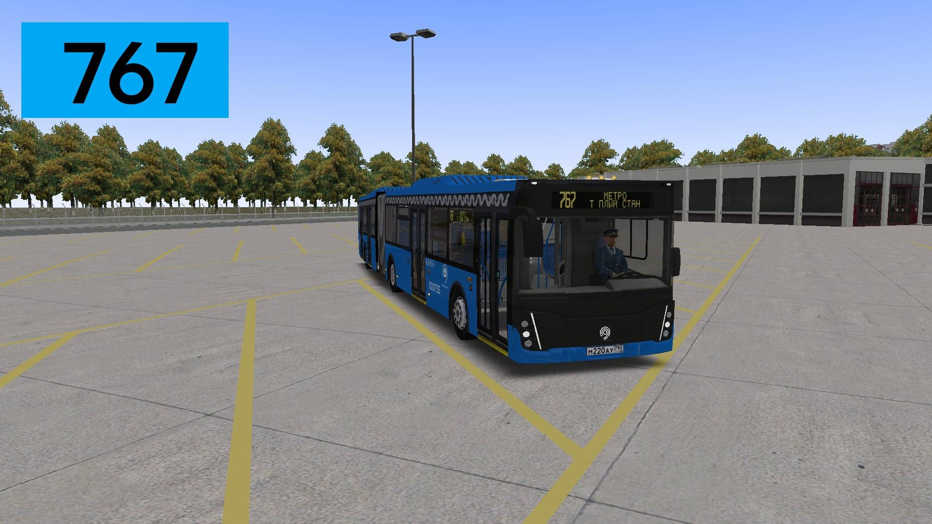 OMSI 2: Автобус №767 Метро Тёплый Стан - Улица Федосьино смотреть онлайн