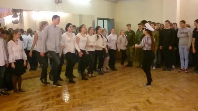 Смотр строевой песни РХК смотреть онлайн