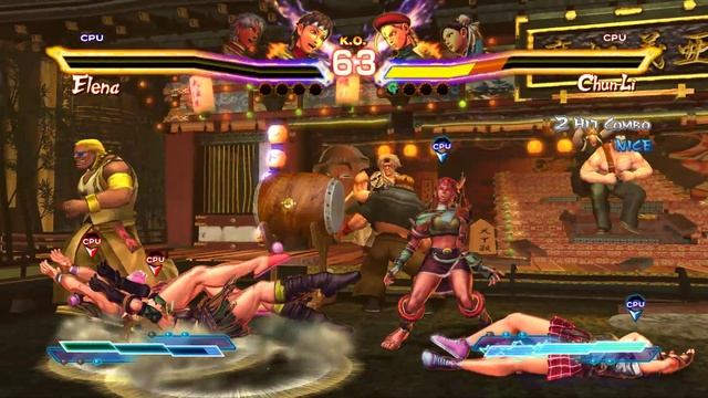 Elena & Sakura vs Cammy & Chun-Li! SFxT Relentless CPU Melee! смотреть онлайн