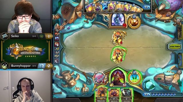 Seiko vs Bunnyhoppor - Division A - Hearthstone Grandmasters Europe 2020 Season 2 - Week 7 смотреть онлайн