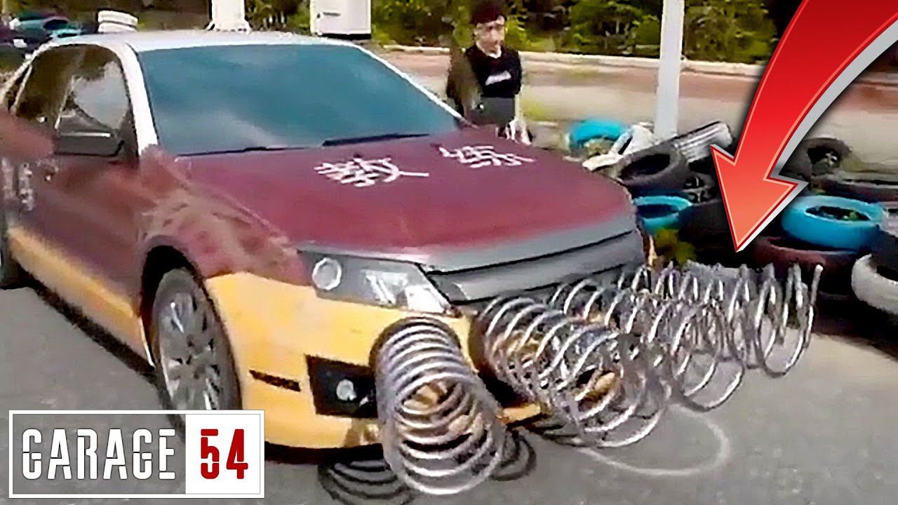 БАМПЕР из ПРУЖИН - СРАБОТАЕТ? смотреть онлайн