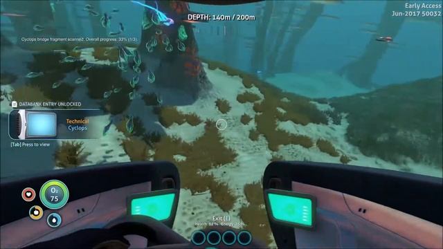 Cyclops Fragments! -Subnautica #2 смотреть онлайн