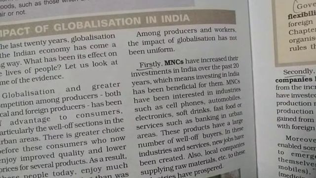 class 10, economics, ch4, Globalization and the Indian economy...part 2 смотреть онлайн