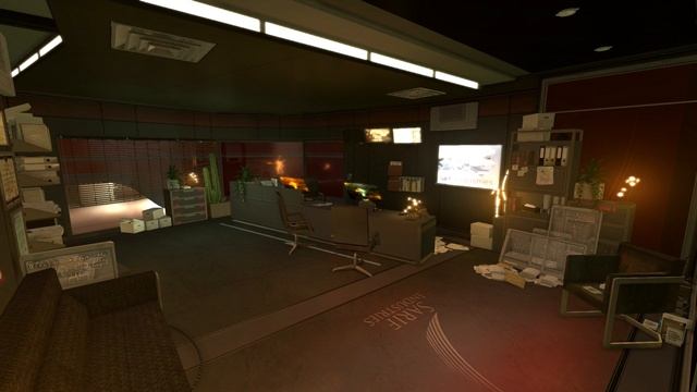 Deus Ex: Human Revolution - Sarif Industries: Jensen's Office (1 Hour Of Ambience)
