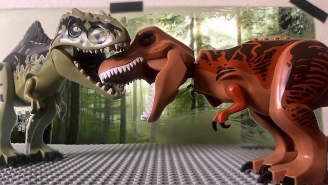 Lego Jurassic World: Dominion (T. Rex Vs Giganotosaurus Since After Million Years Ago Scene) смотреть онлайн