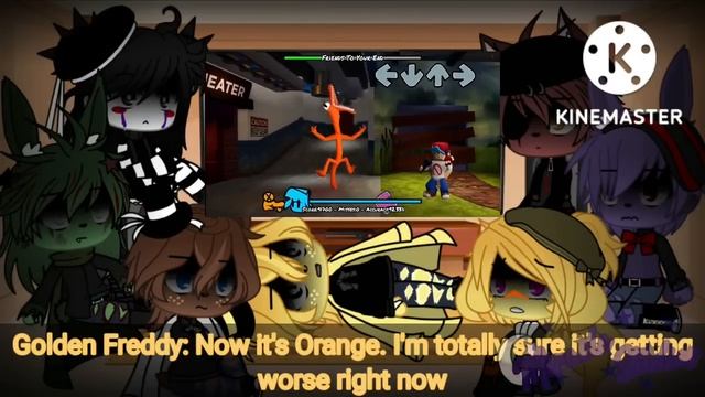 FNAF 1 + Springtrap React To Friday Night Funkin' Vs Rainbow Friends Mod || Gacha Club смотреть онлайн