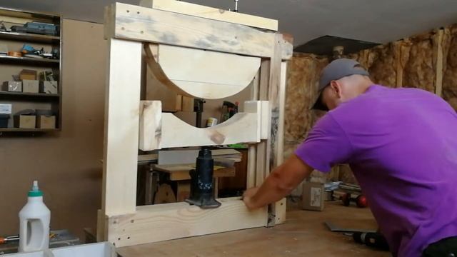 Гидравлический пресс из дерева смотреть онлайн