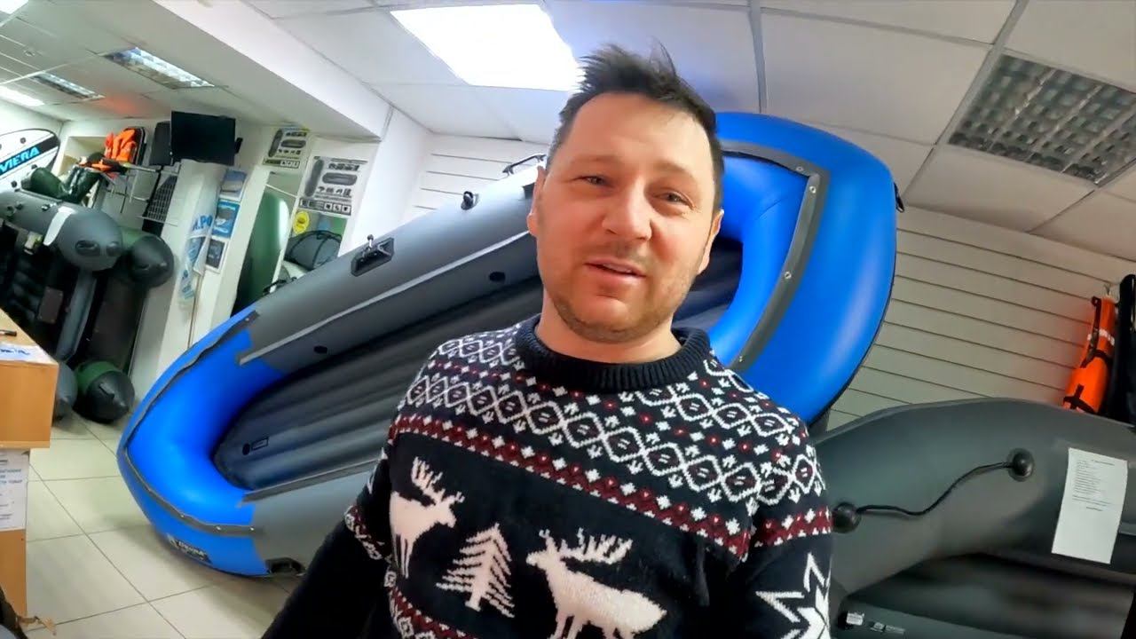 Гребная лодка длиной 3.5 метра - Двина 26НД Сплав смотреть онлайн