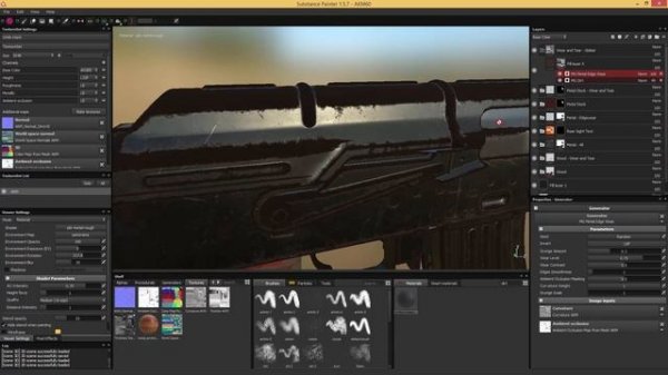 Ultimate Weapon Tutorial - Create a game ready weapon in 3Ds Max , Substance Painter &Marmoset 12/1