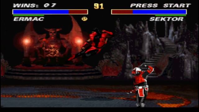 [Hack] UMK3 Deluxe (SNES) - Ermac - Very Hard - No Continues смотреть онлайн