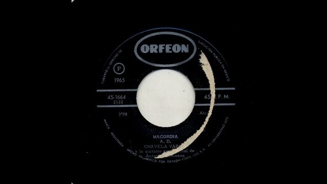 Chavela Vargas - Macorina - Orfeon 1664-b
