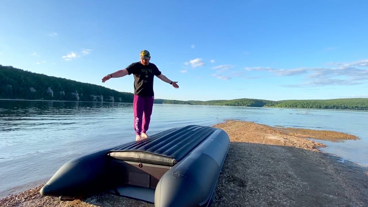 Надувное дно не подходит для рыбалки??!! Да сколько можно! Нагляднее уже некуда! смотреть онлайн