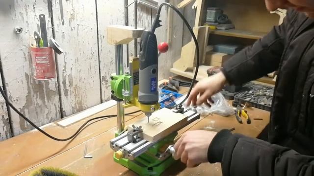 Доработка фрезера из сверлильной стойки. смотреть онлайн