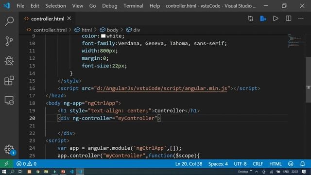 Controller in Angular JS Part 1 in Tamil | Angular JS Course in Tamil [Class - 8] смотреть онлайн