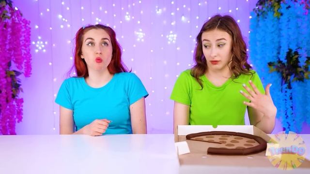 Шоколадный Фонтан Челлендж | Смешные Челленджи с Едой c TeenDO Challenge смотреть онлайн