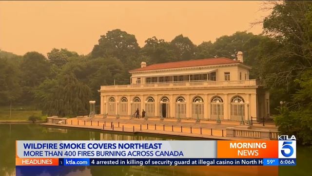 Smoky haze blanketing U.S. and Canada could last into the weekend смотреть онлайн